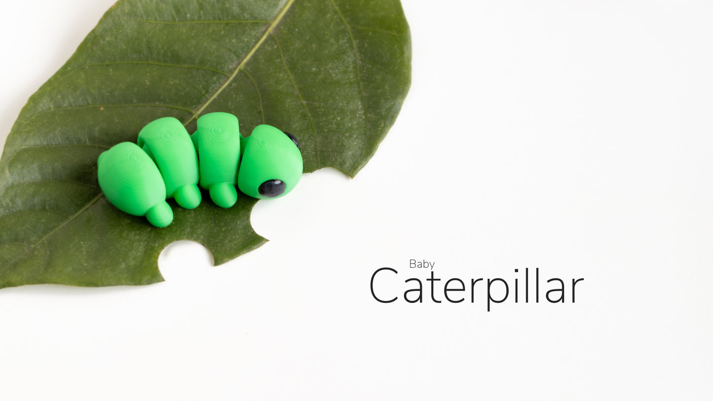 a green caterpillar sitting on top of a green leaf