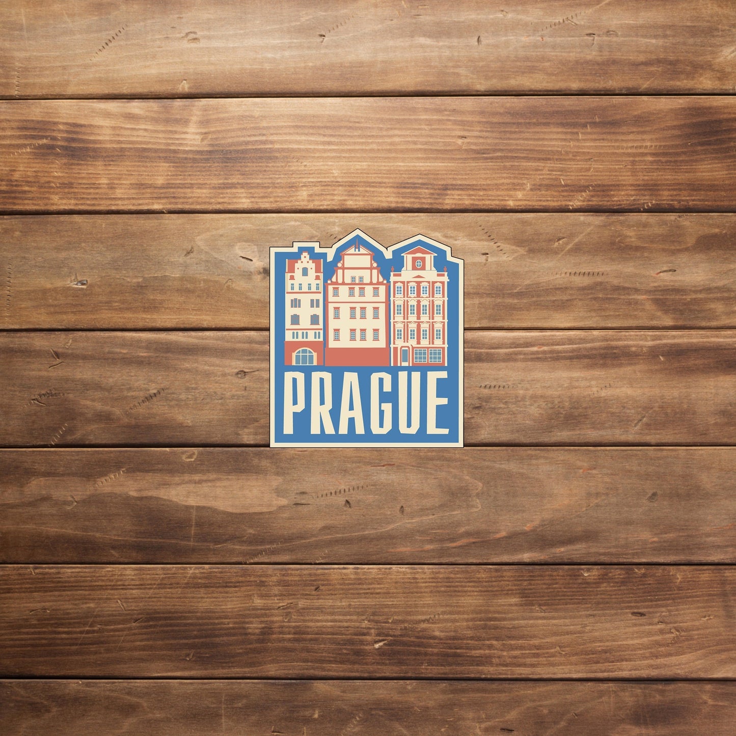 Prague Travel Stickers