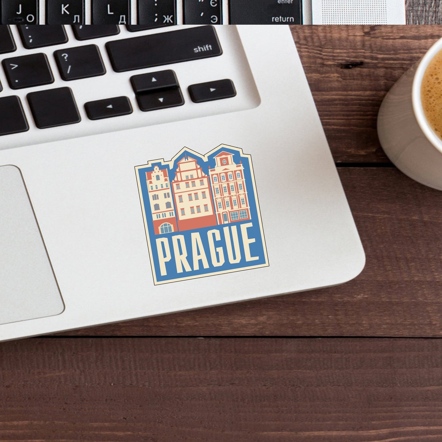 Prague Travel Stickers