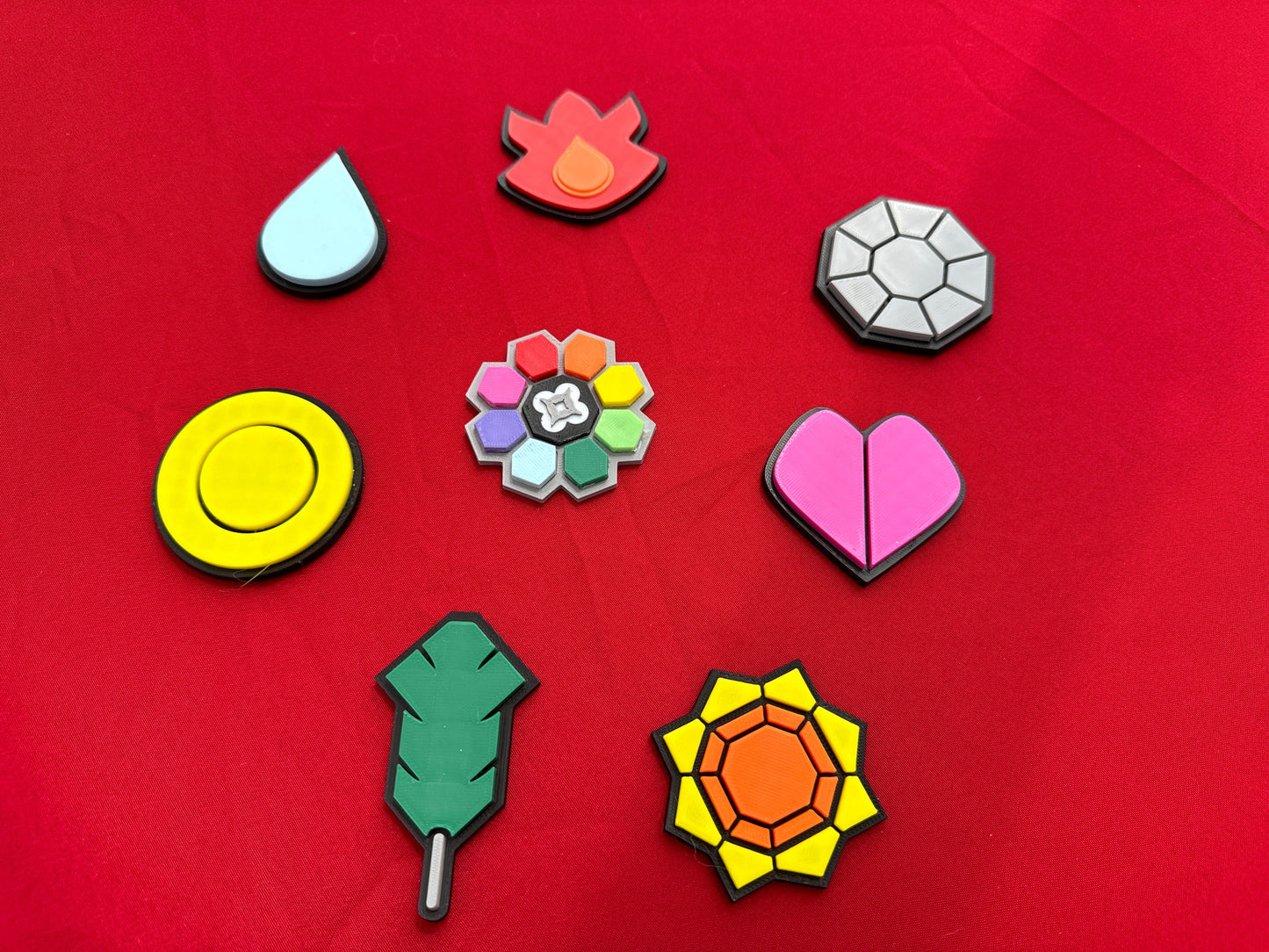 Kanto Pokémon Gym Badges