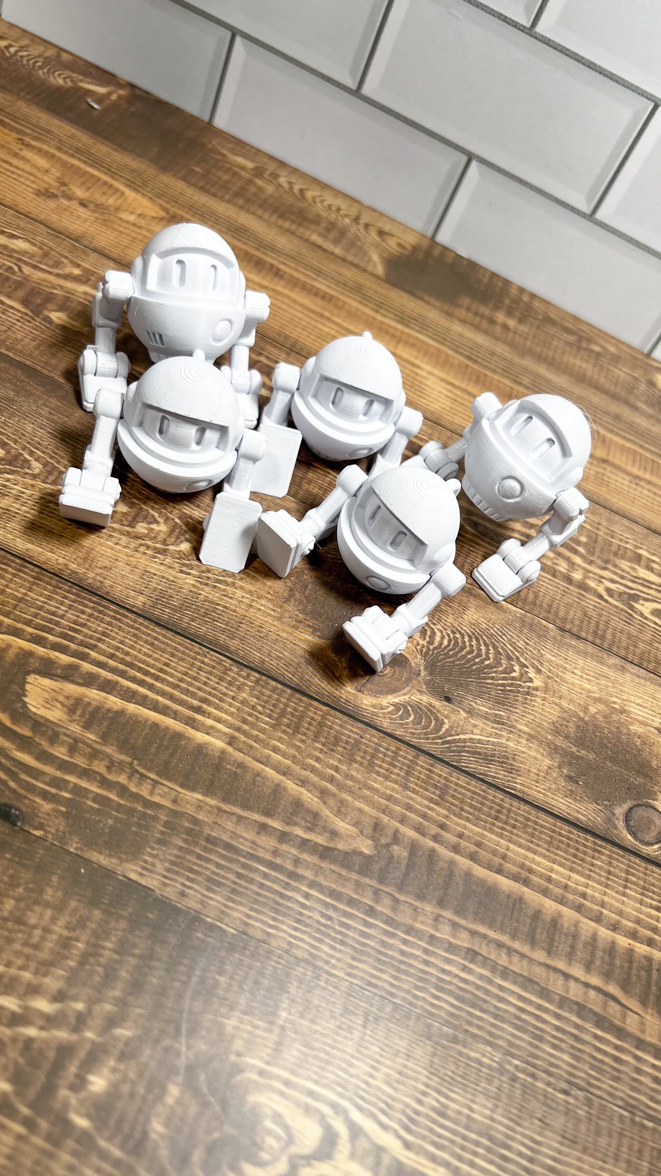 Robot Articulated Robot Fidget Bot 3D Printed Desk Item