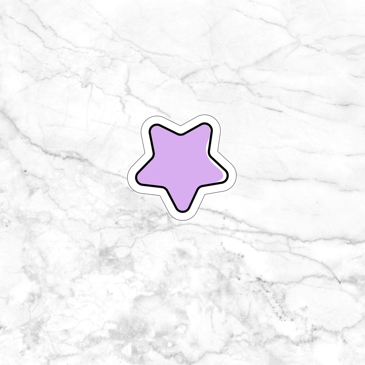 Purple Star Sticker, Express Yourself with our Unique Vinyl Stickers for Laptops, Tablets, and More!