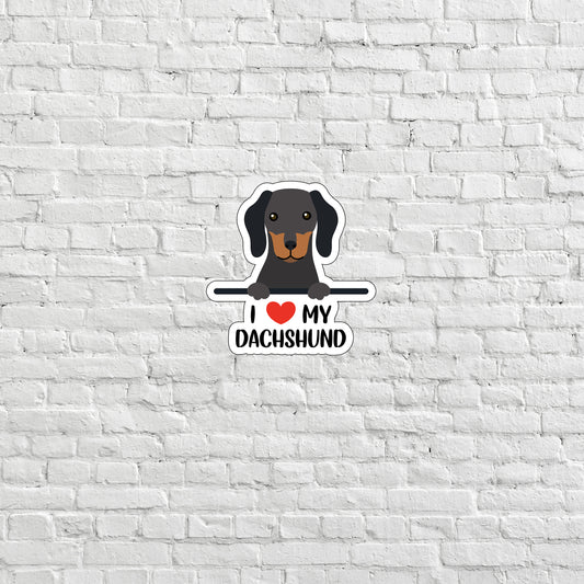 Dachshund Sticker, Express Yourself with our Unique Vinyl Stickers for Laptops, Tablets, and More!