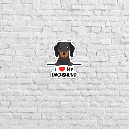 Dachshund Sticker, Express Yourself with our Unique Vinyl Stickers for Laptops, Tablets, and More!