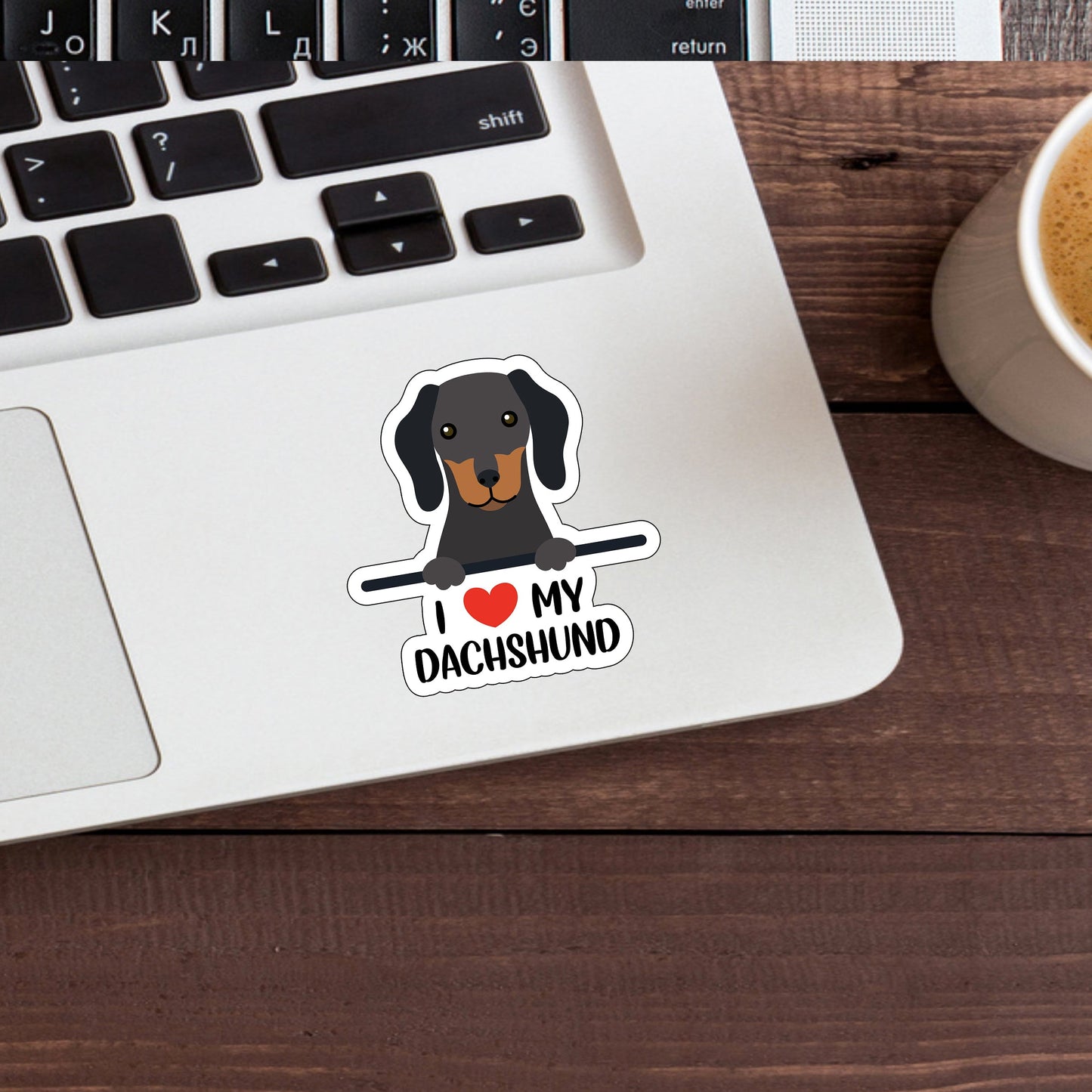 Dachshund Sticker, Express Yourself with our Unique Vinyl Stickers for Laptops, Tablets, and More!