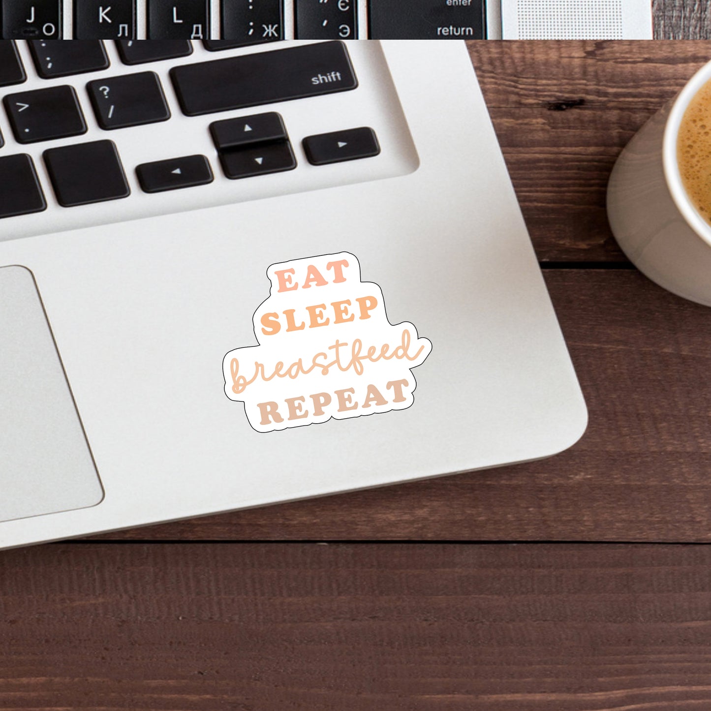 Eat Sleep Breastfeed Sticker,  Feed Sticker, Express Yourself with our Unique Vinyl Stickers for Laptops, Tablets, and More!