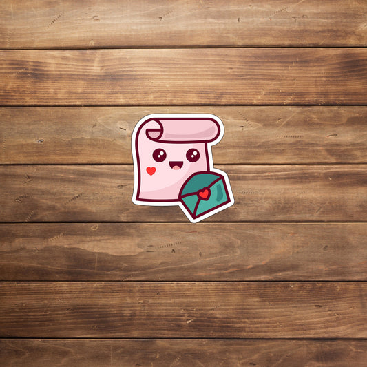 Love Letter illustration Stickers