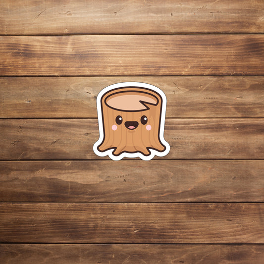 Lumberjack Log Illustration Stickers