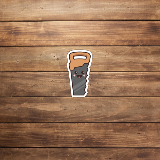 Lumberjack Saw Illustration Stickers