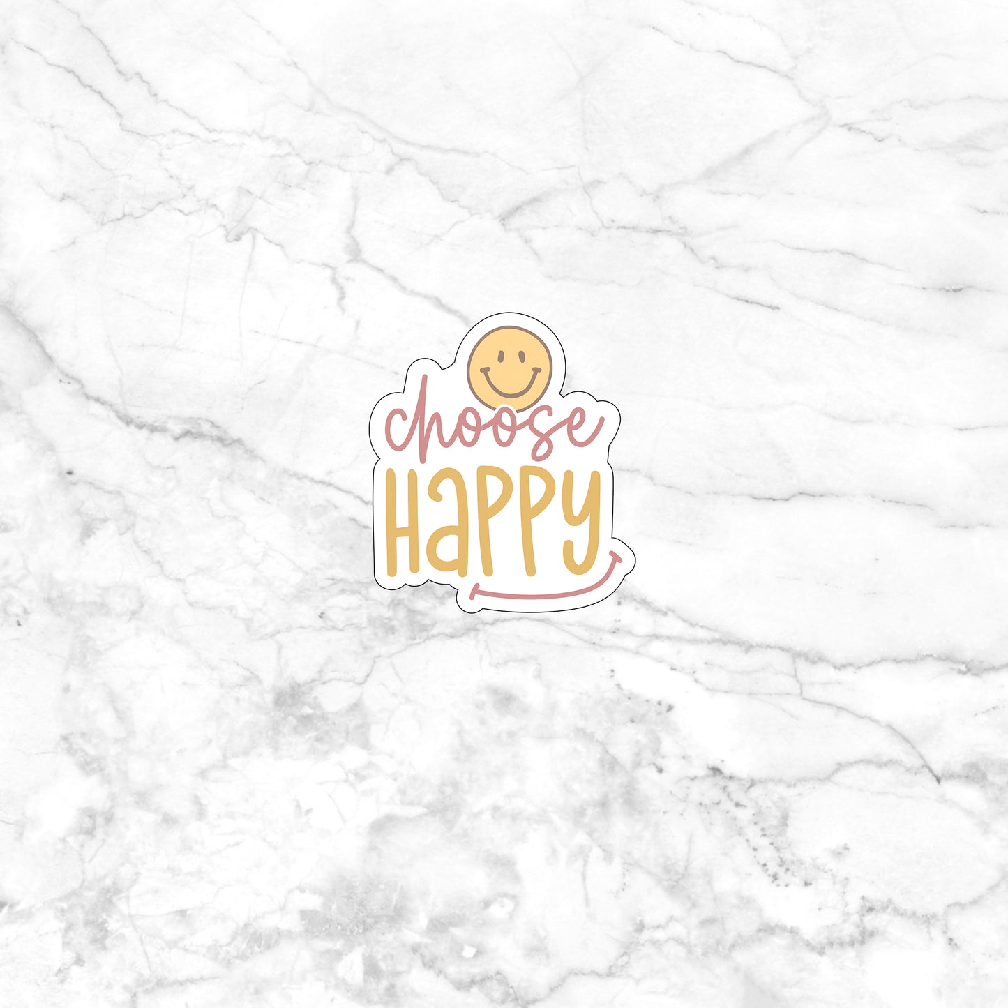 Mental Health, Choose Happy Sticker