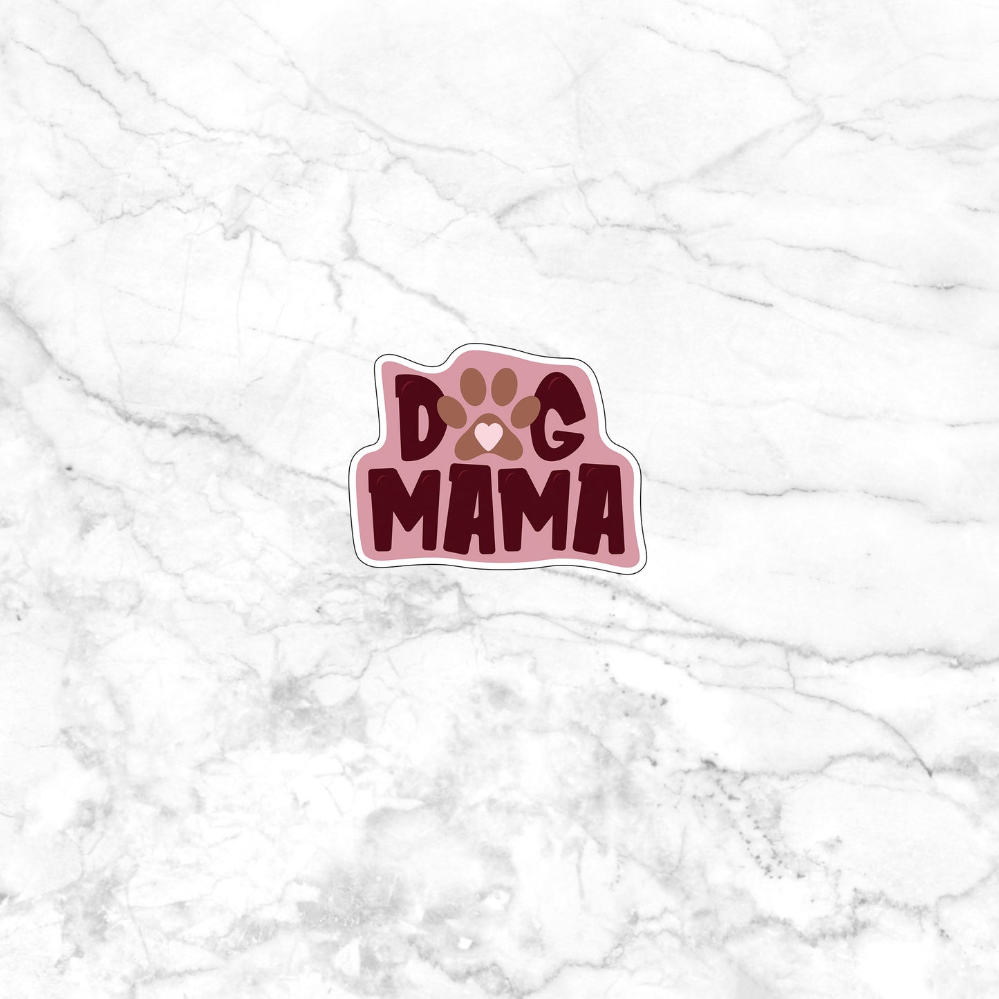 Dog Mama Sticker, Express Yourself with our Unique Vinyl Stickers for Laptops, Tablets, and More!