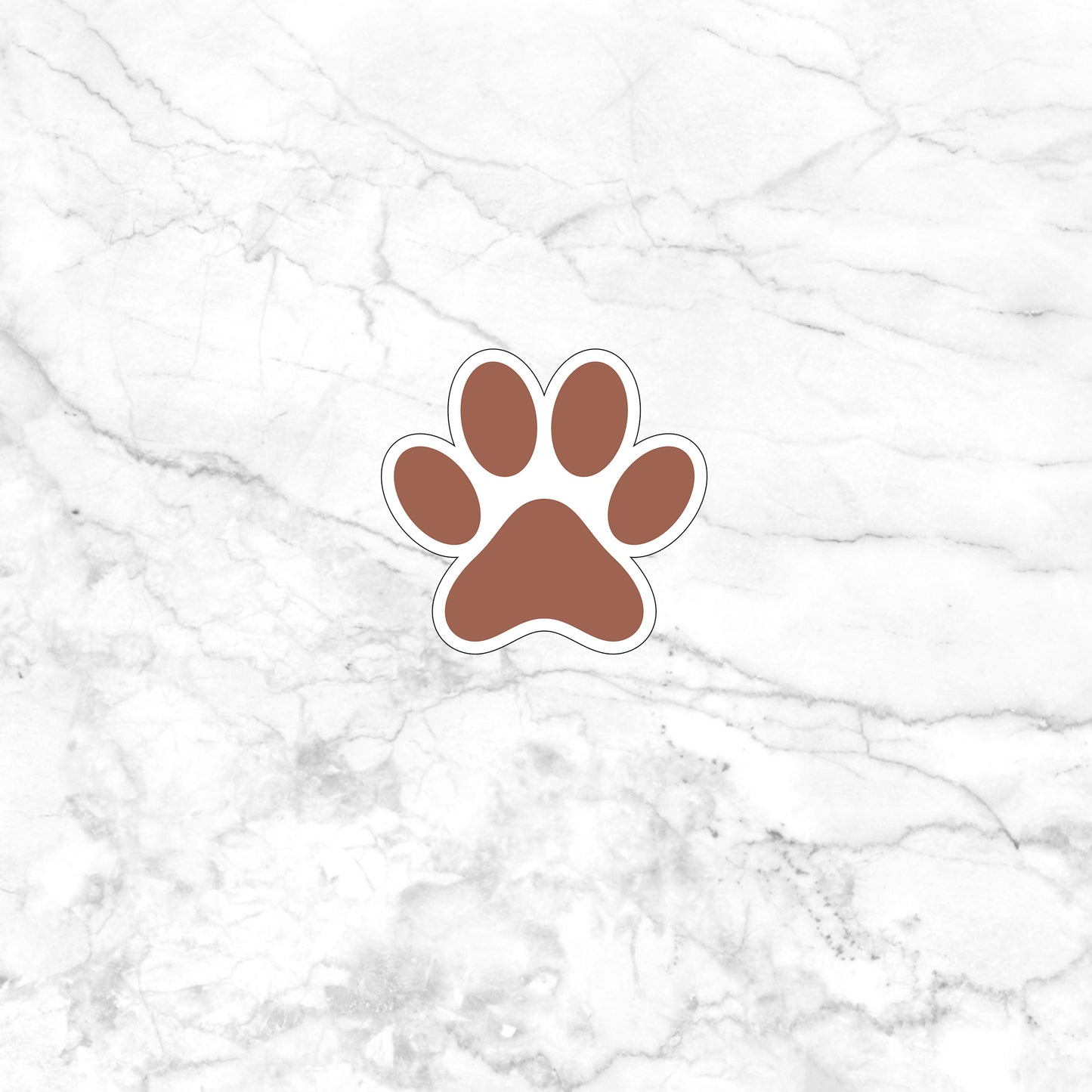 Dog Paw Sticker, Express Yourself with our Unique Vinyl Stickers for Laptops, Tablets, and More!