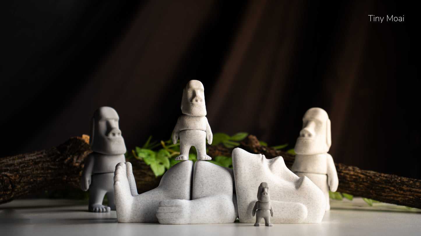 a group of small figurines sitting on top of a table