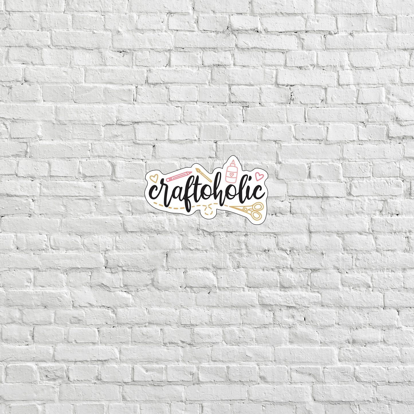 Craftoholic Sticker, Express Yourself with our Unique Vinyl Stickers for Laptops, Tablets, and More!