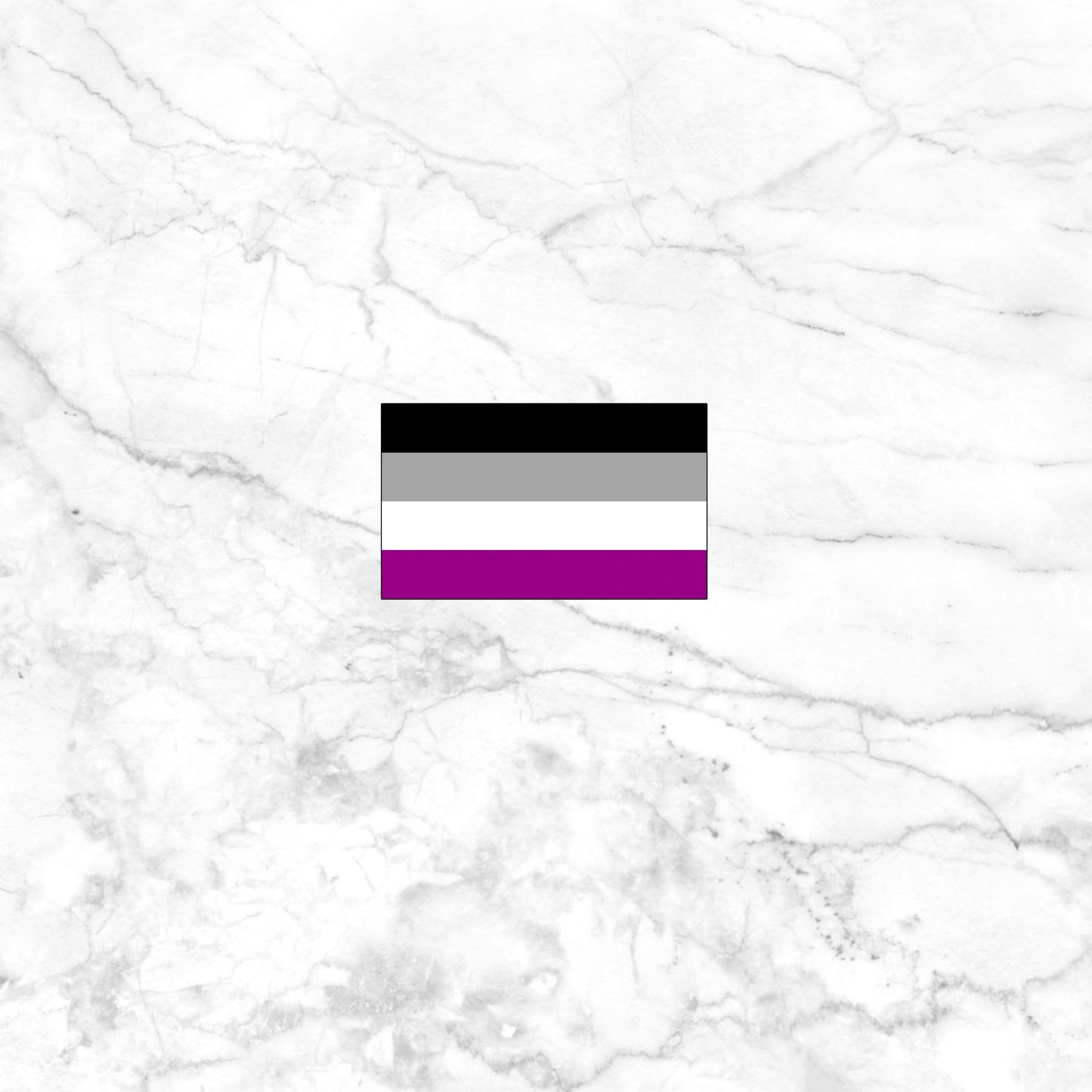 Asexual Pride Flag Sticker – C3DAR LAB