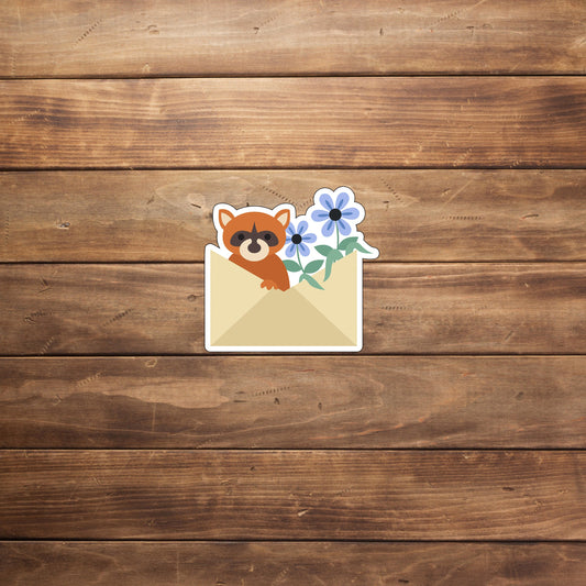 Baby Animals And Spring Flowers Sticker