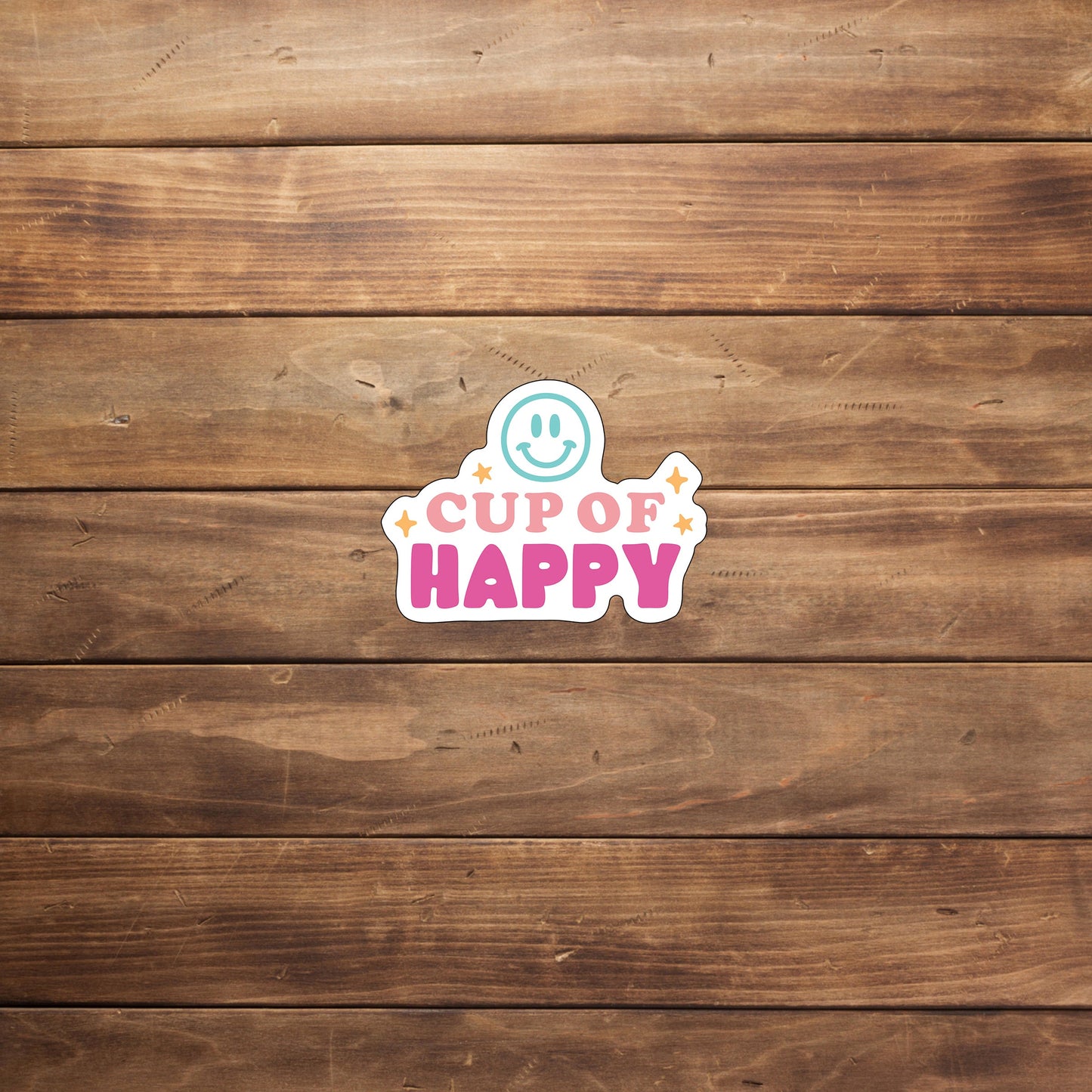 Cup of Happy Sticker