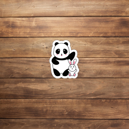 Cute Easter Panda Sticker