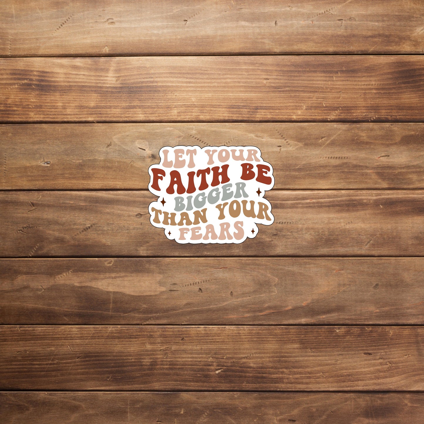 Faith  Sticker,  Vinyl sticker, laptop sticker, Tablet sticker