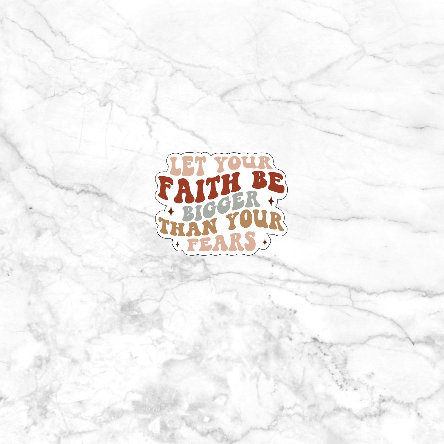 Faith  Sticker,  Vinyl sticker, laptop sticker, Tablet sticker