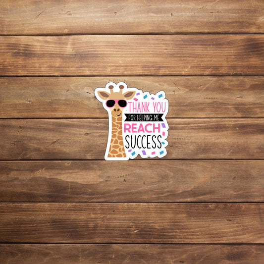 Puns-Funny Sticker ThankYouGiraffe Stickers