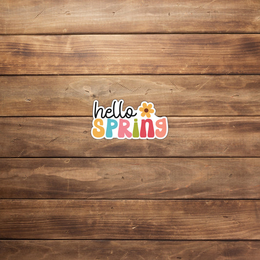 Seasons hello-spring-sticker Stickers