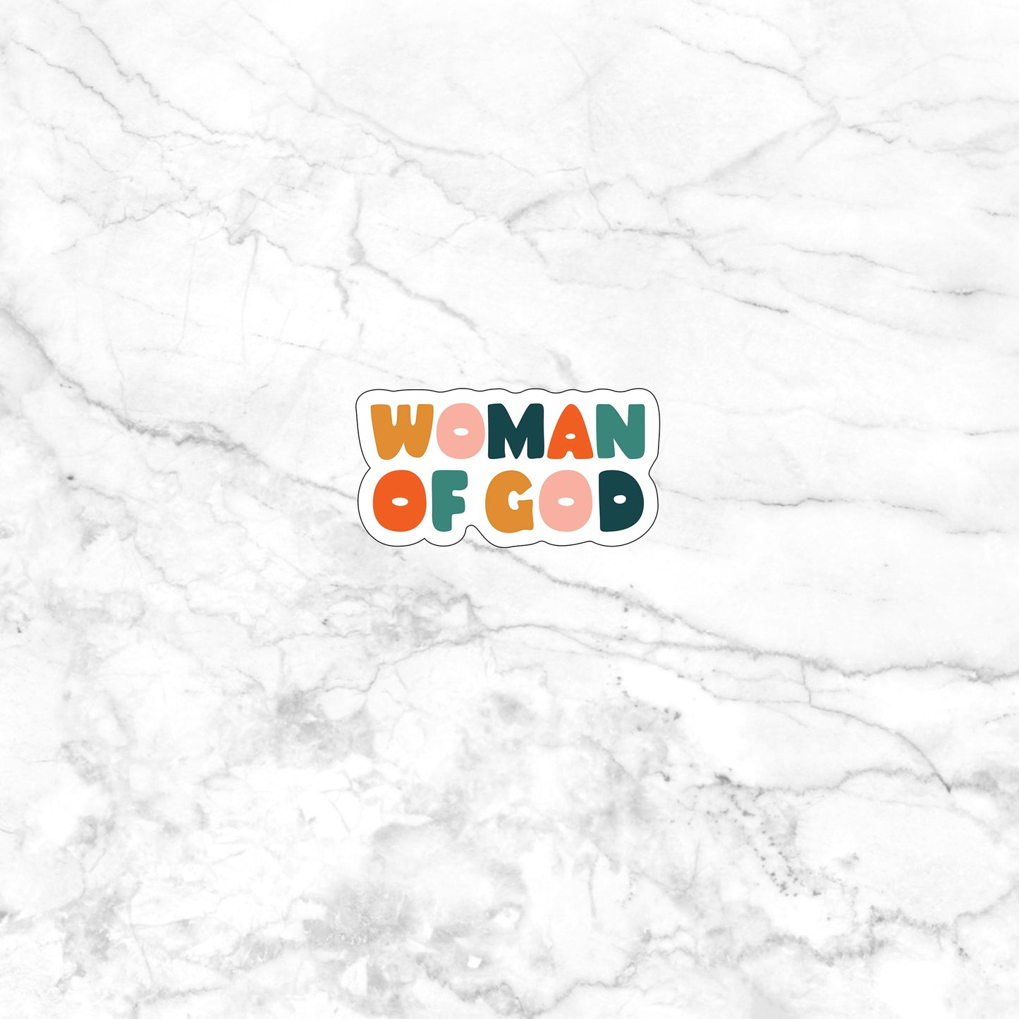 Woman Of God Sticker