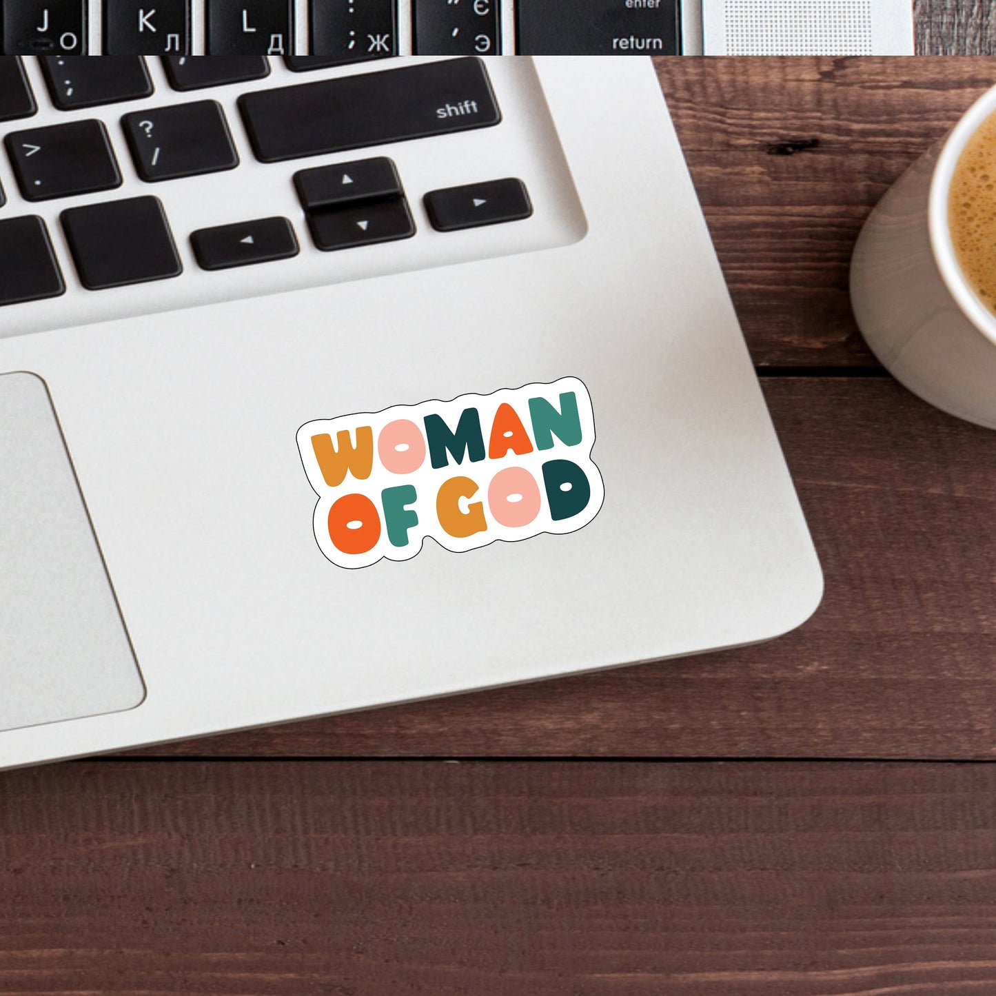 Woman Of God Sticker