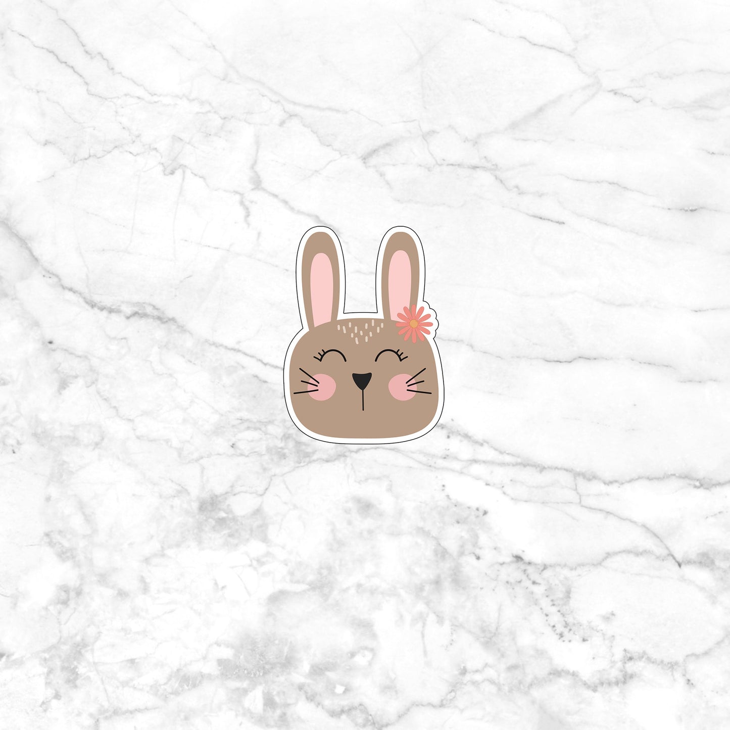 Bunny Sticker , Vinyl sticker , laptop sticker ,