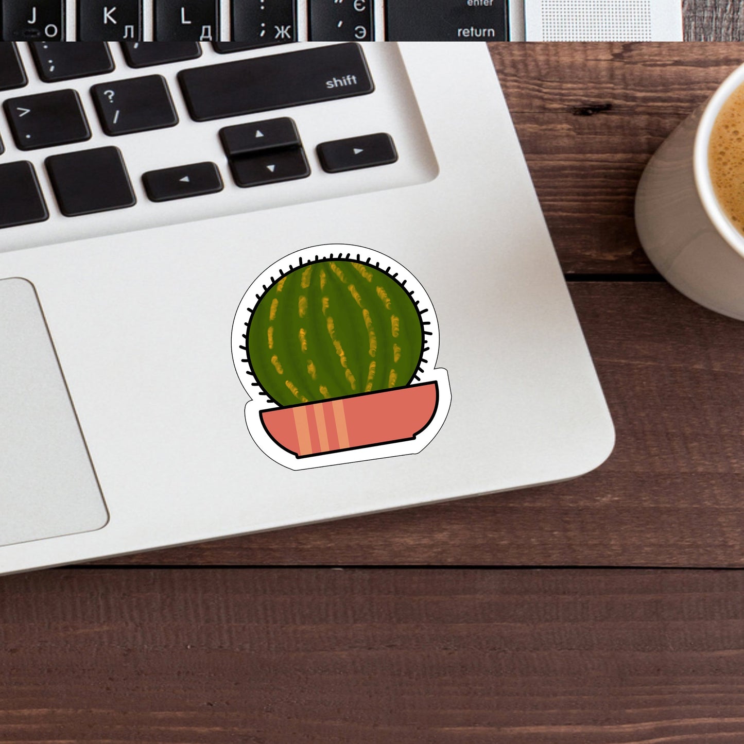 Cactus Sticker ,  Vinyl sticker,  laptop sticker