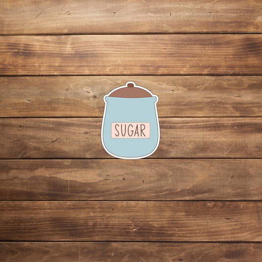 sugar sticker blue Stickers