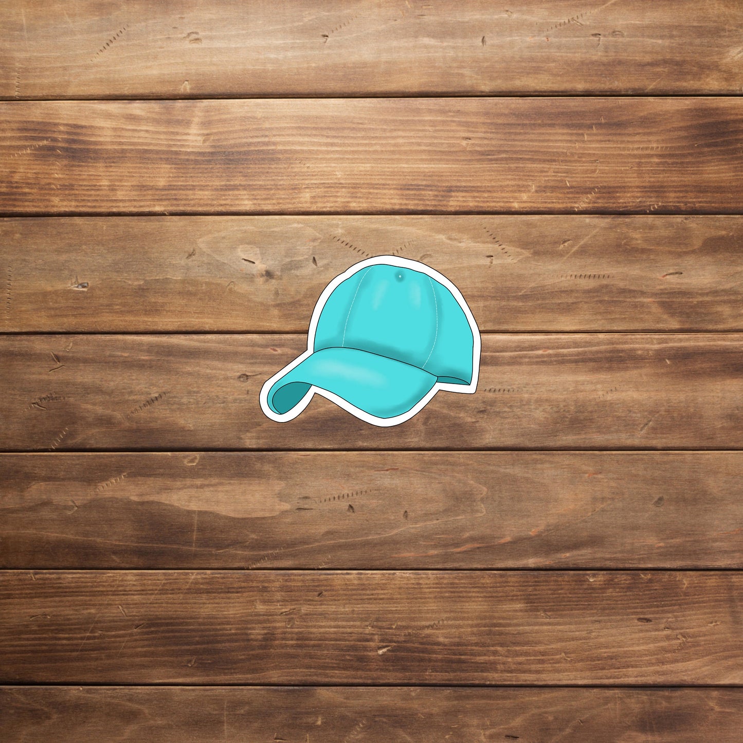 Summertime_Baseball Cap  Sticker