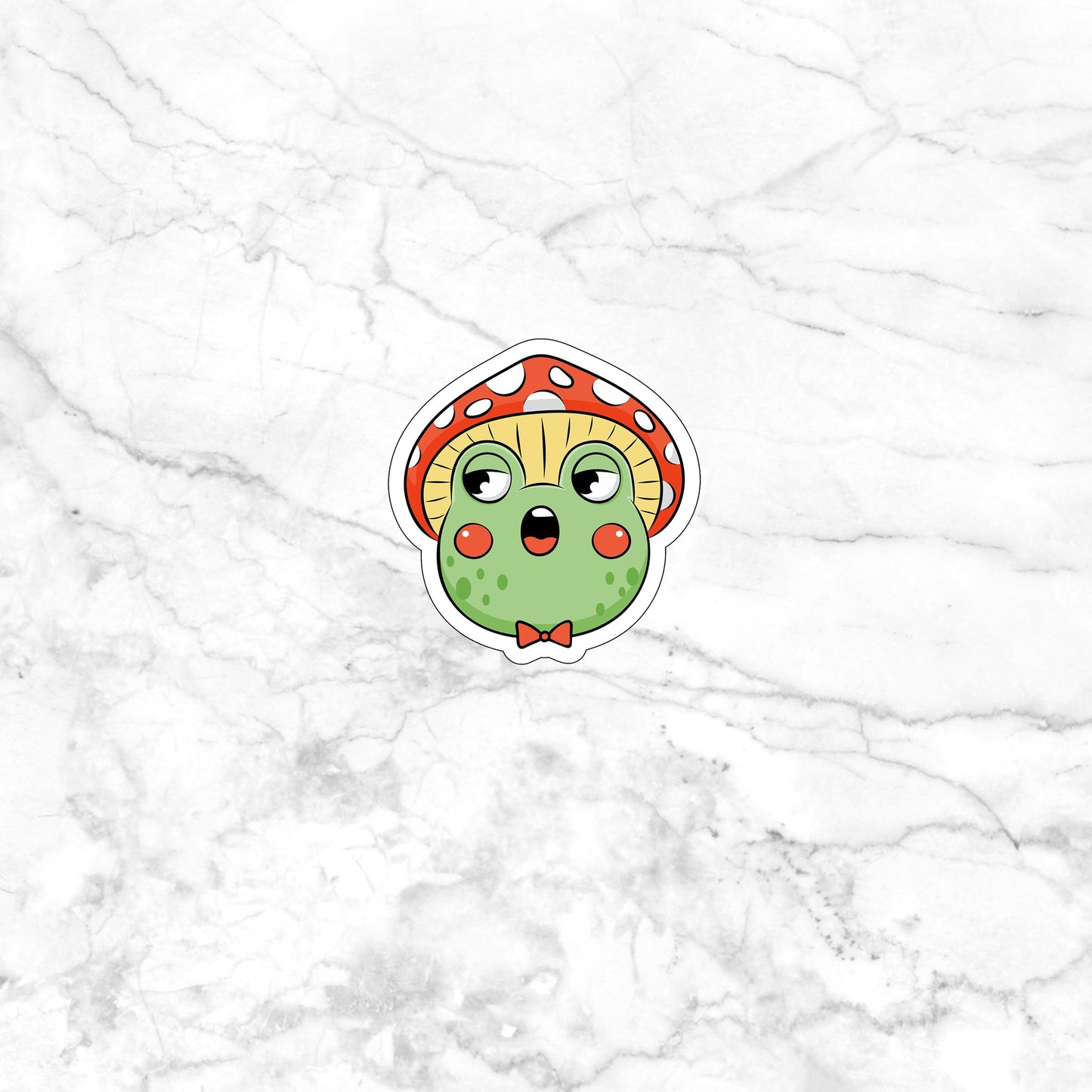 Frog Face sticker   Stickers