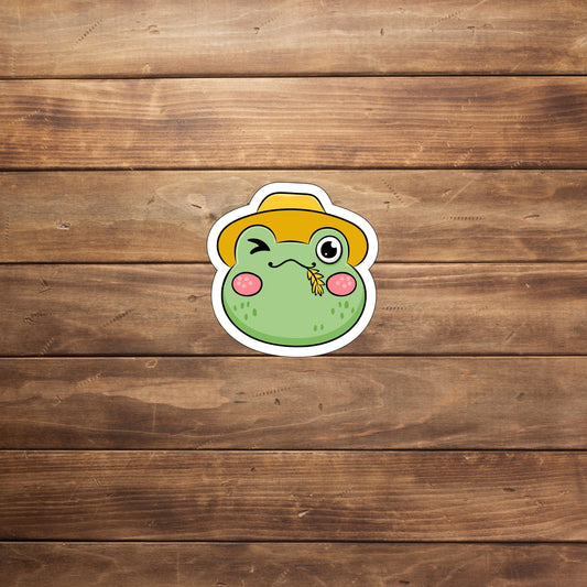 Frog Face sticker   Stickers