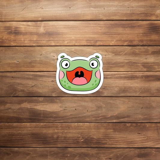 Frog Face sticker   Stickers