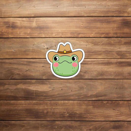 Frog Face sticker   Stickers